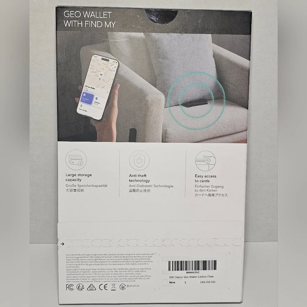 ESR Geo Wallet with Find My Function